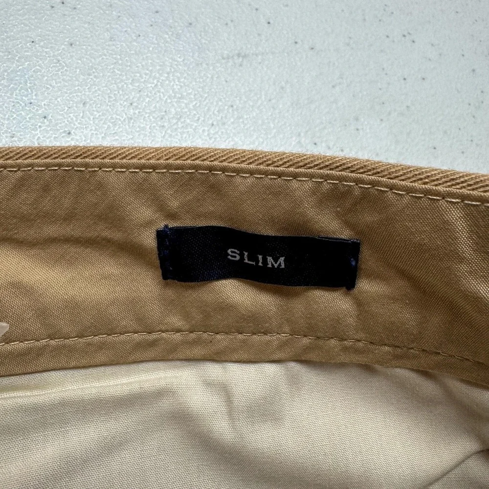 J Crew Pants Mens‎ 29 Khaki Flex Slim Chino Casual Flat Front Dress Cotton 31x32